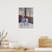 Poster Vincent van Gogh Café Table avec Absinthe (Cuisine)