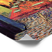 Poster Vincent van Gogh - "Café Terrasse à la nuit" Impri (Coin)