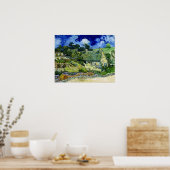 Poster Vincent van Gogh Chalet à chaume à Cordeville (Cuisine)