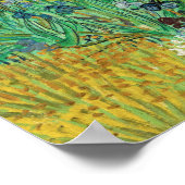 Poster Vincent van Gogh - Champ aux iris près d'Arles (Coin)