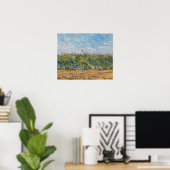 Poster Vincent van Gogh - Champ de blé avec une lark (Bureau à domicile)