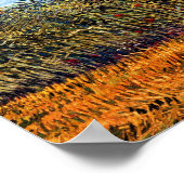 Poster Vincent Van Gogh - Champ de blé avec une pointe (Coin)