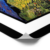 Poster Vincent Van Gogh - Champ De Blé De Printemps (Coin)