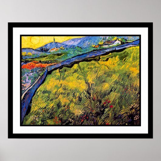 Poster Vincent Van Gogh - Champ De Blé De Printemps (Devant)