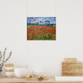 Poster Vincent van Gogh - Champ de coquelicots (Cuisine)