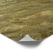 Poster Vincent van Gogh - Champs à fleurs (Coin)