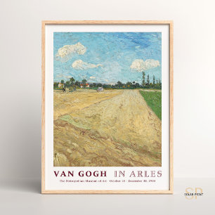 Poster Vincent van Gogh - Champs à fleurs Art Imprimer Vi