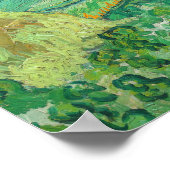 Poster Vincent van Gogh - Champs de blé près d'Auvers (Coin)