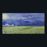 Poster Vincent van Gogh | Champs de roues sous Thunderclo<br><div class="desc">Champs de roues sous Thundernuds,  1890 | par Vincent van Gogh | Lieu de l'art : Musée Van Gogh,  Amsterdam,  The Pays-Bas | Artiste néerlandais | Numéro de collection d'images : XIR253144</div>