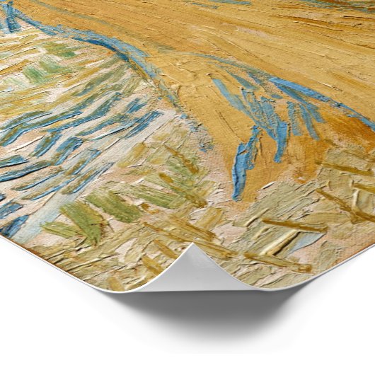 Poster Vincent van Gogh - Chênes du blé (Coin)