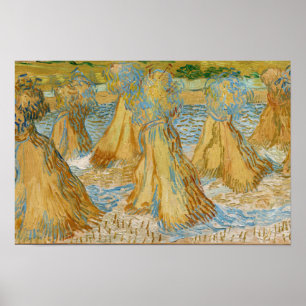 Poster Vincent van Gogh - Chênes du blé