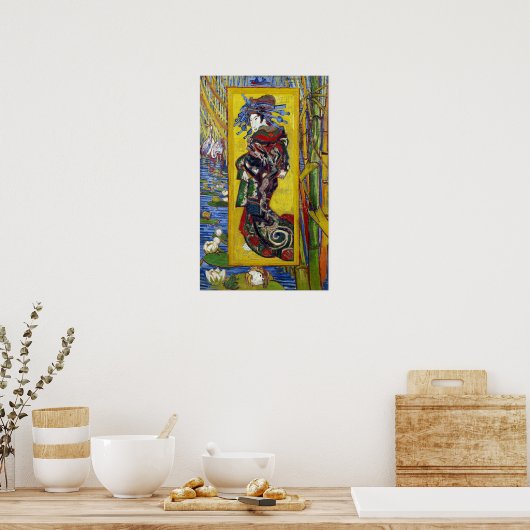 Poster Vincent van Gogh Courtesan (Cuisine)