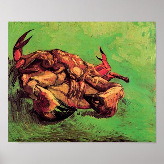 Poster Vincent Van Gogh - Crabe sur son dos Art (Devant)