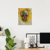 Poster Vincent van Gogh - Crâne 1887 #2 (Bureau à domicile)