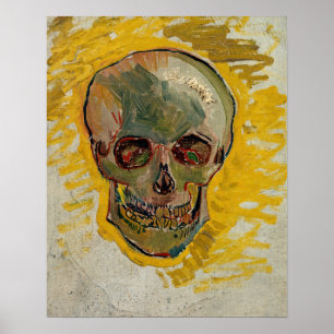 Poster Vincent van Gogh - Crâne 1887 #2