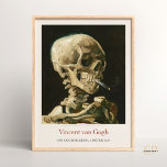 Poster Vincent van Gogh Crâne avec Cigarette Art Imprimer<br><div class="desc">Plongez-vous dans l'univers fascinant de Vincent van Gogh avec cette impression d'art vintage avec "Le crâne à la cigarette". Améliorez votre espace de vie avec l'allure énigmatique de ce chef-d'oeuvre emblématique de l'artiste hollandais renommé. Cette impression de haute qualité est de 9000x12000 pixels et de résolution de 300 ppp. Cette...</div>