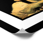 Poster Vincent Van Gogh - Crâne avec cigarette brûlante (Coin)