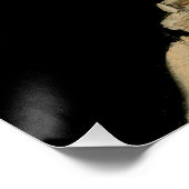 Poster Vincent van Gogh - Crâne avec cigarette brûlante (Coin)