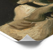 Poster Vincent Van Gogh - Crâne avec cigarette brûlante (Coin)