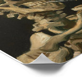 Poster Vincent Van Gogh - Crâne avec cigarette brûlante (Coin)