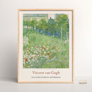 Poster Vincent van Gogh Daubigny's Garden Art Imprimer Re