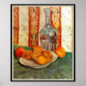 Poster Vincent van Gogh, Decanter et Lemons (Devant)