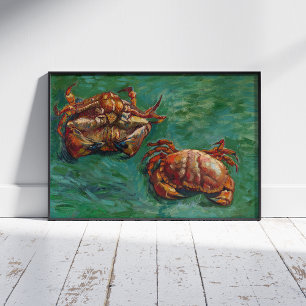 Poster Vincent Van Gogh, deux crabes