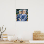 Poster Vincent van Gogh - Deux petites filles (Cuisine)