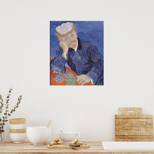 Poster Vincent van Gogh | Dr Paul Gachet, 1890 (Cuisine)