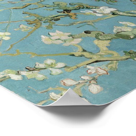 Poster Vincent van Gogh, Épingle d'amande à fleurs (Coin)