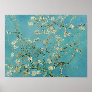 Poster Vincent van Gogh, Épingle d'amande à fleurs