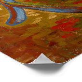 Poster Vincent van Gogh - Fauteuil de Paul Gauguin (Coin)