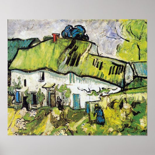 Poster Vincent van Gogh Ferme à deux chiffres (Devant)
