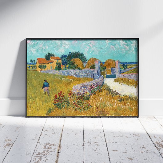 Poster Vincent Van Gogh, Ferme en Provence
