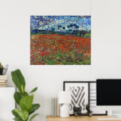 Poster Vincent van Gogh Field of Poppies (Bureau à domicile)