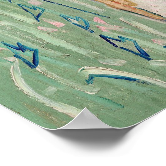 Poster Vincent van Gogh - Fille en blanc (Coin)