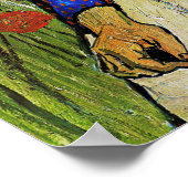 Poster Vincent van Gogh - Fille paysanne en Casquette de (Coin)