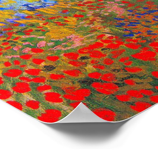 Poster Vincent Van Gogh Flower Garden (Coin)
