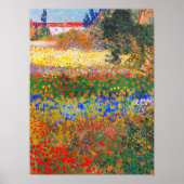 Poster Vincent Van Gogh Flower Garden (Devant)