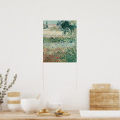 Poster Vincent van Gogh | Garden in Bloom, Arles, 1888 (Cuisine)