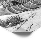 Poster Vincent van Gogh | Grange de séchage de poisson, S (Coin)