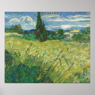 Poster Vincent Van Gogh Green Field Pince Imprimer