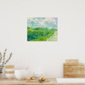 Poster Vincent van Gogh - Green Wheat Field, Auvers (Cuisine)