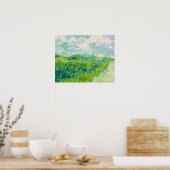 Poster Vincent van Gogh - Green Wheat Field, Auvers (Cuisine)