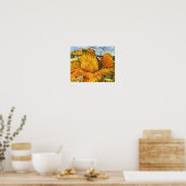 Poster Vincent Van Gogh - Haystacks en Provence (Cuisine)