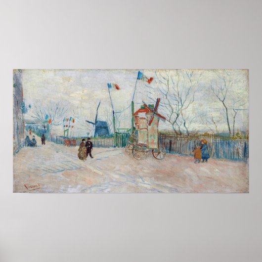 Poster Vincent van Gogh - Impasse des Deux Frères (Devant)