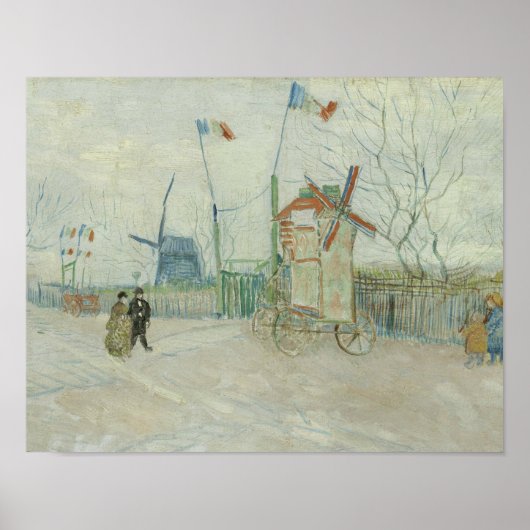 Poster Vincent van Gogh - Impasse des Deux Frères (Devant)
