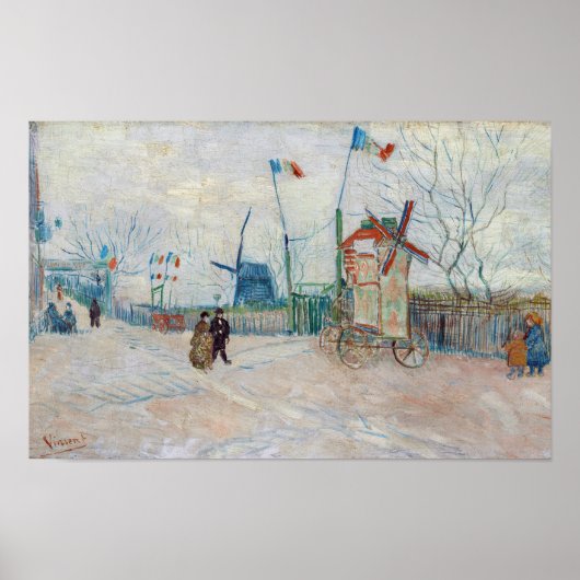 Poster Vincent van Gogh - Impasse des Deux Frères (Devant)