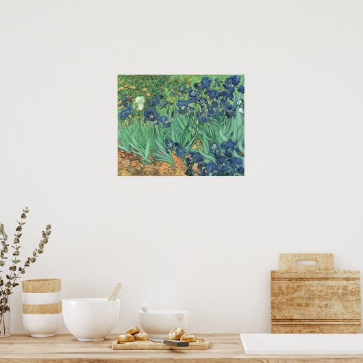 Poster Vincent van Gogh | Irises, 1889 (Cuisine)