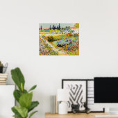 Poster Vincent van Gogh - Jardin à Arles (Bureau à domicile)